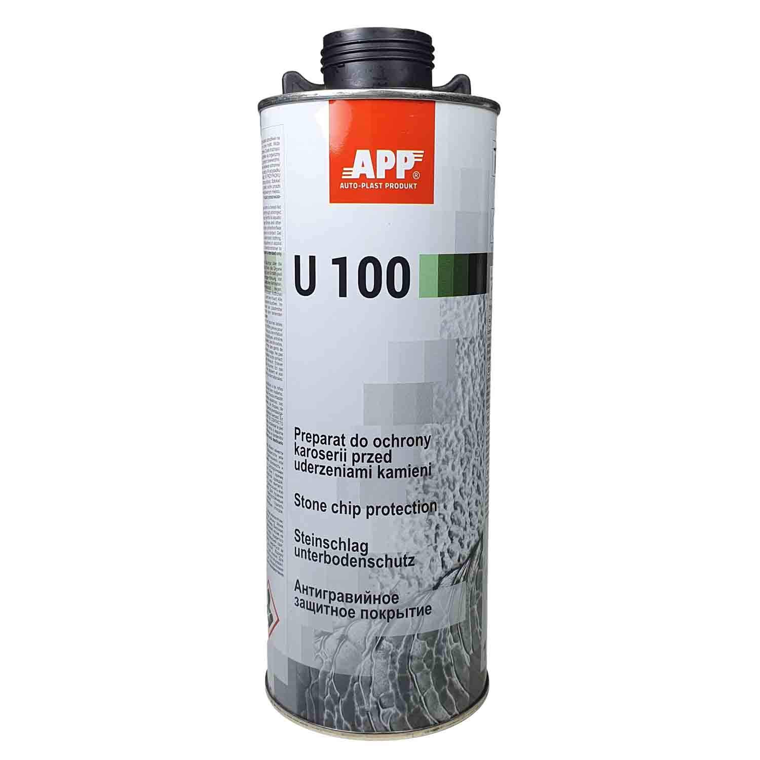 Fahrzeugteile Hoffmann APP U100 Unterbodenschutz Schwarz oder Grau überlackierbar (1 KG UBS schwarz) von Fahrzeugteile Hoffmann