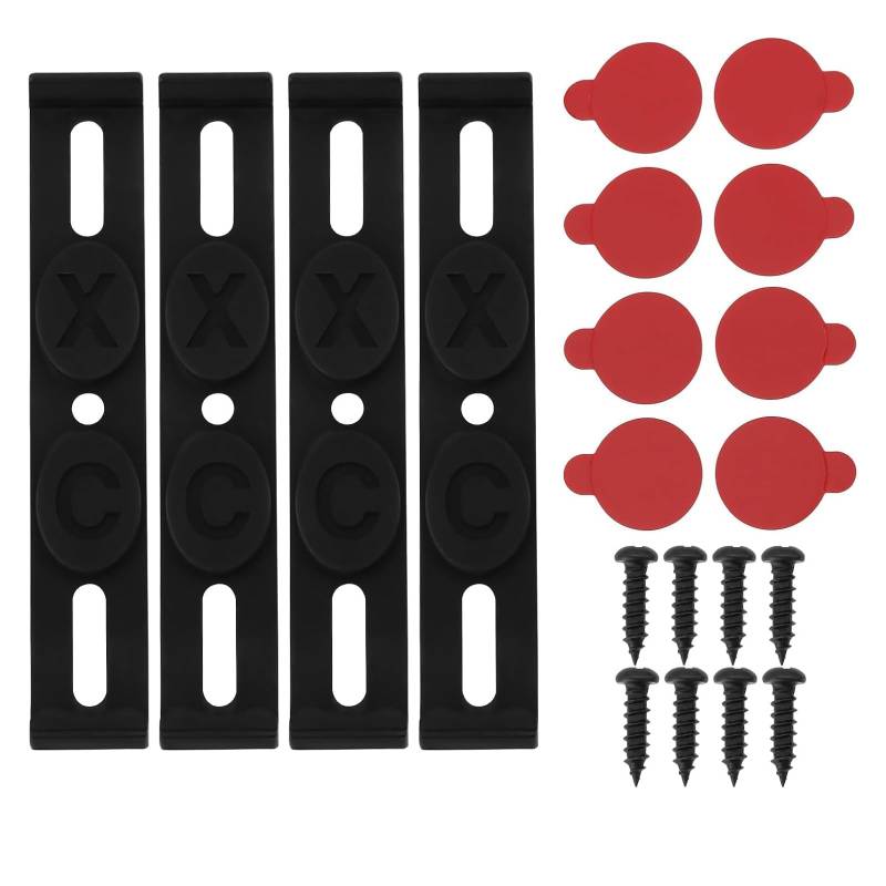 FAINCA Kennzeichenhalter, 2 Kennzeichenhalter, Rahmenlose Kennzeichenhalter Kennzeichenhalterung Mit Klebepads Und Schrauben Universal Nummernschildhalter, Kfz Kennzeichen Halterung von FAINCA