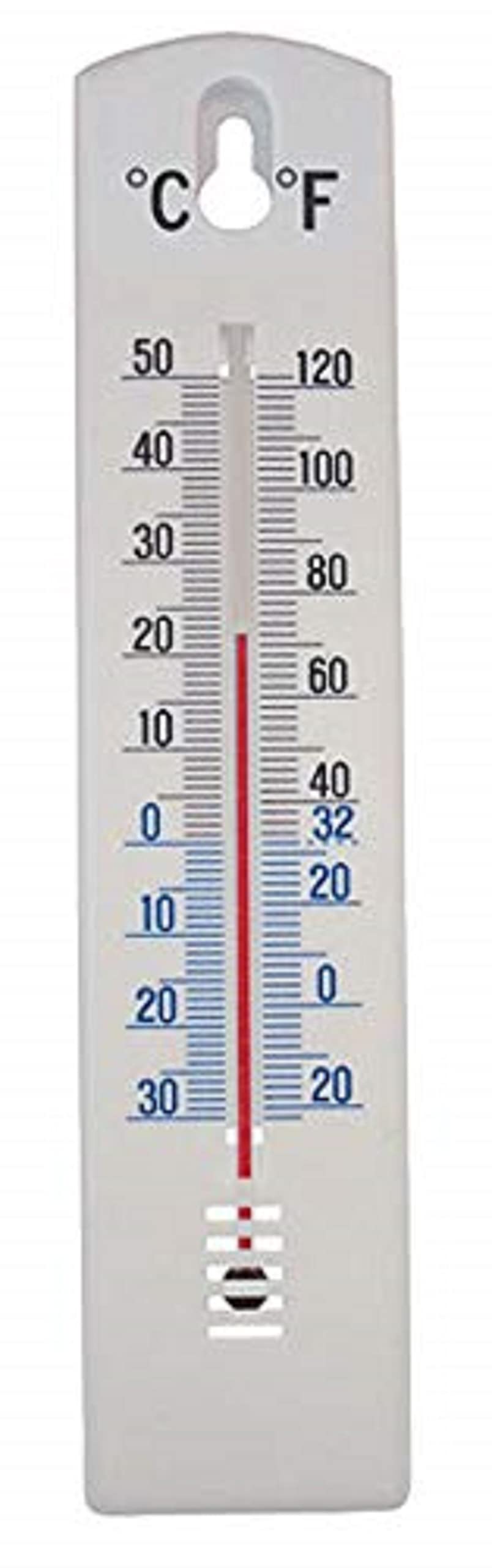 Faithfull THPLASTIC Thermometer, aus Kunststoff, 200 mm, zur Wandmontage von Faithfull