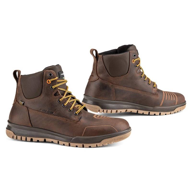 Falco Patrol Motorradschuhe (Brown,45) von FALCO