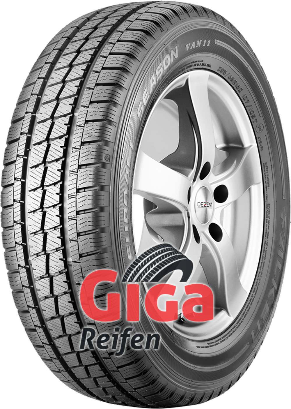 Falken EUROALL SEASON VAN11 ( 205/65 R16C 107/105T Doppelkennung 103H BLK ) von Falken