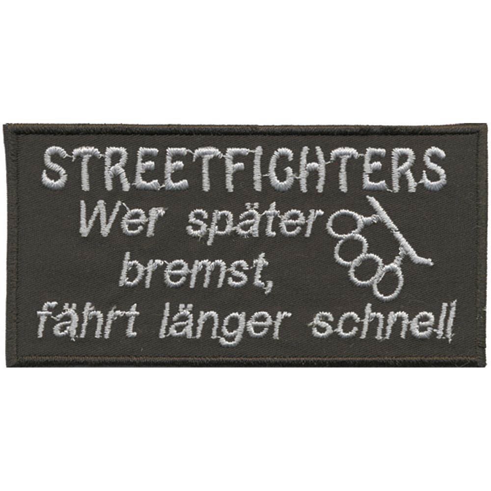 AUFNÄHER - Streetfighters... - 06038 - Gr. ca. 10,5 x 5 cm - Patches Stick Applikation von Fan-Omenal