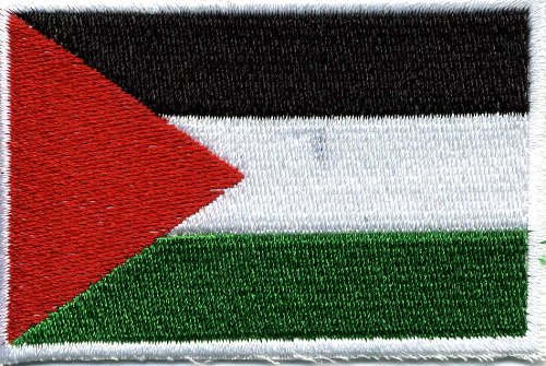 Aufnäher - Palästina Fahne - 21645 - Gr. ca. 8 x 5 cm von Fan-Omenal