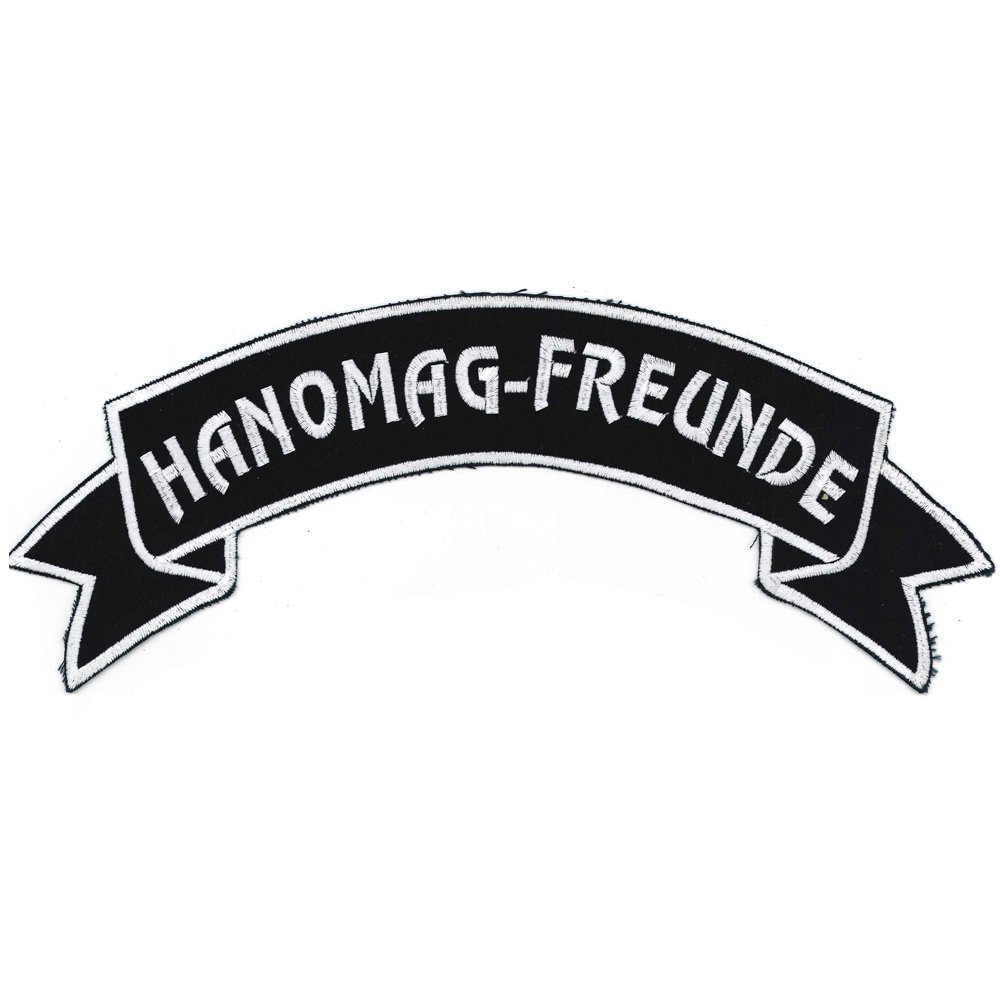 Rückenaufnäher - Hanomag-Freunde - 07307/3 - Gr. ca. 28 x 7 cm - Patches Stick Applikation von Fan-Omenal