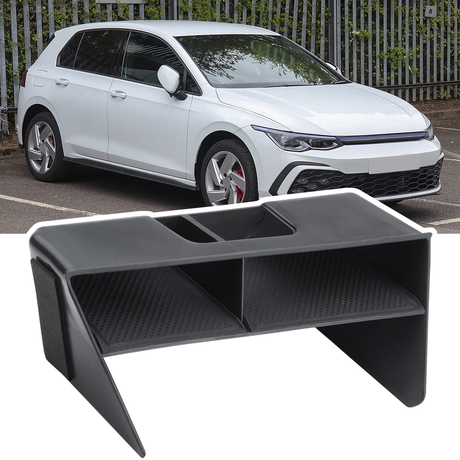 FanPaYY Ablagefach Mittelkonsole Kompatibel mit VW Golf 8 MK8 2020 2021 2022, Auto Zubehör Multifunktionaler Aufbewahrungsbox Center Console Organizer FanPaYY Ablagefach Mittelkonsole Kompatibel mit VW Golf 8 MK8 2020 2021 2022, Auto Zubehör Multifunktionaler Aufbewahrungsbox Center Console Organizer von FanPaYY