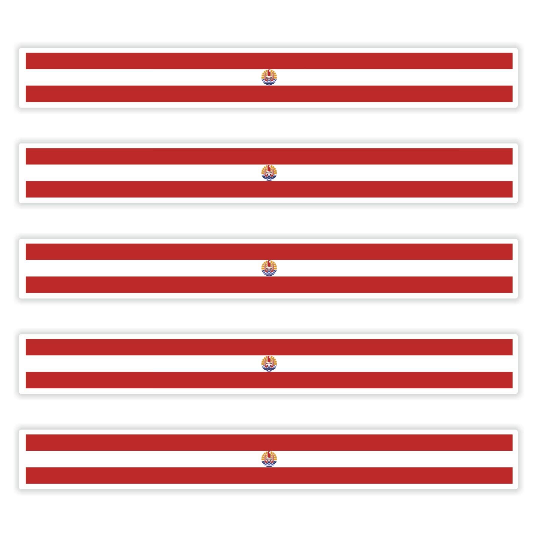 5 x Aufkleber FRANZÖSISCH Polynesien f. KFZ Auto Motorrad Boot Flagge Fahne 5 x Aufkleber FRANZÖSISCH Polynesien f. KFZ Auto Motorrad Boot Flagge Fahne von FanShirts4u