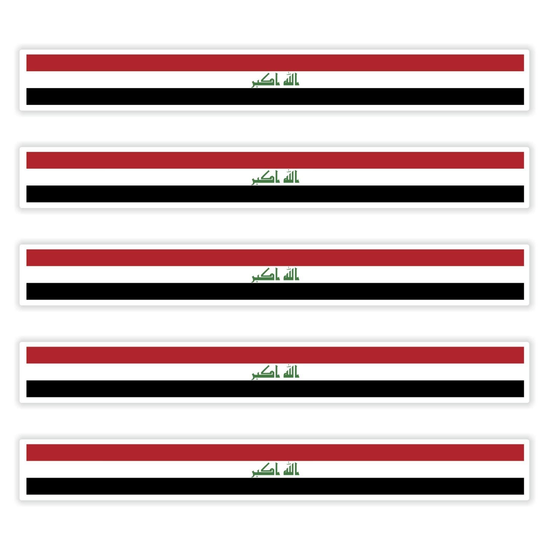 5 x Aufkleber IRAK f. KFZ Auto Motorrad Boot Flagge Fahne 5 x Aufkleber IRAK f. KFZ Auto Motorrad Boot Flagge Fahne von FanShirts4u