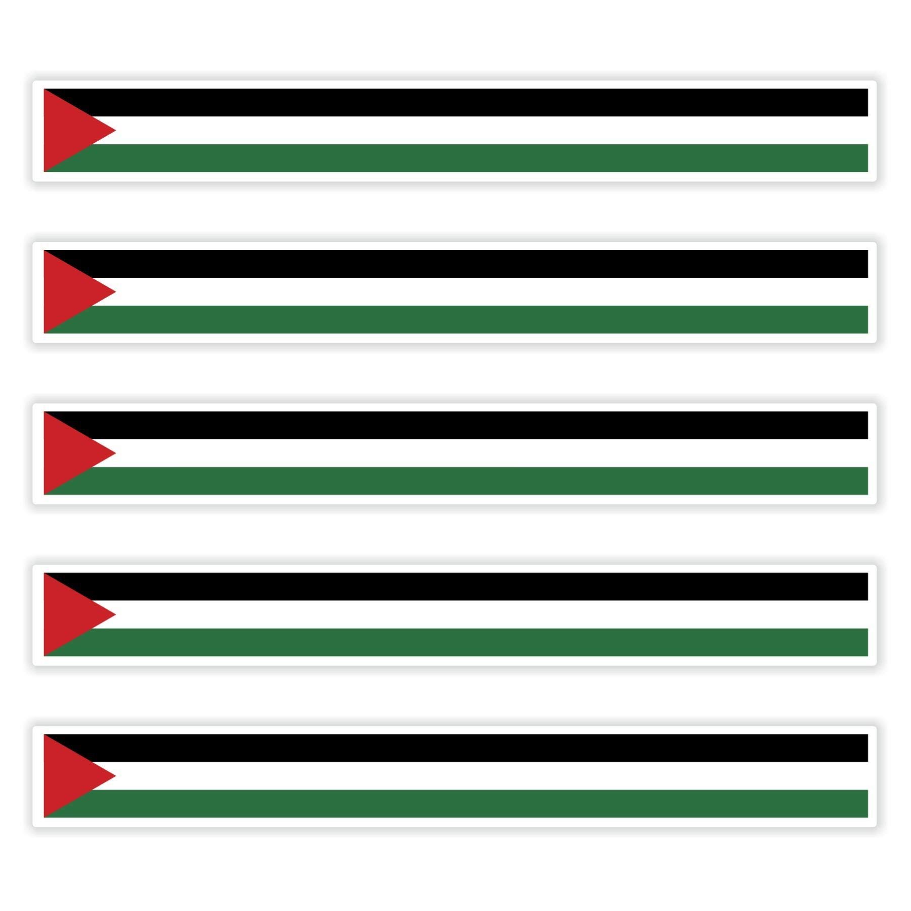 FanShirts4u 5 x Aufkleber PALÄSTINA f. KFZ Auto Motorrad Boot Flagge Fahne Palestine FanShirts4u 5 x Aufkleber PALÄSTINA f. KFZ Auto Motorrad Boot Flagge Fahne Palestine von FanShirts4u