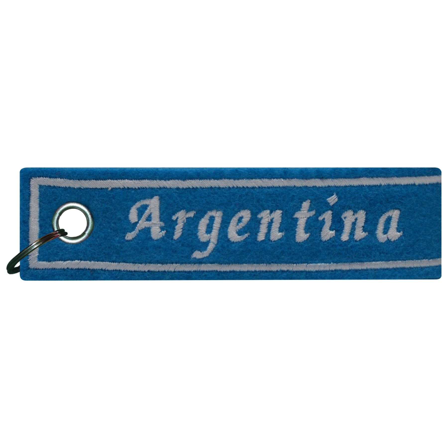FanShirts4u Schlüsselanhänger aus Filz - ARGENTINIEN - WM - Nation (Argentina) von FanShirts4u