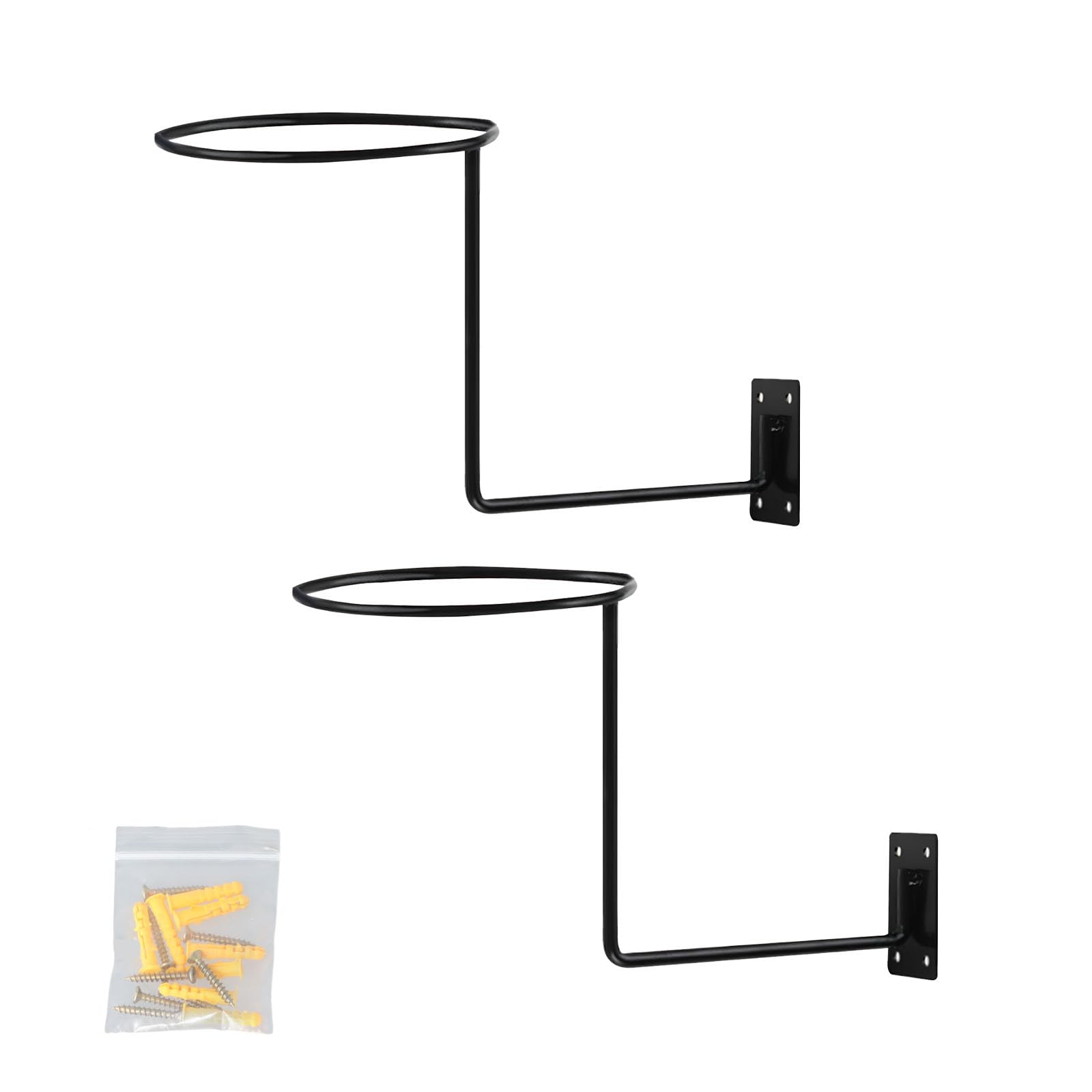 2 Stück Wandmontierte Helmhalter, Motorradhelm Halterung Wand, Metall Motorrad Helm Display Rack, Ballaufbewahrung, Schwarzer Helmständer für Baseball Basketball Fußball Hut 2 Stück Wandmontierte Helmhalter, Motorradhelm Halterung Wand, Metall Motorrad Helm Display Rack, Ballaufbewahrung, Schwarzer Helmständer für Baseball Basketball Fußball Hut von Fangehong
