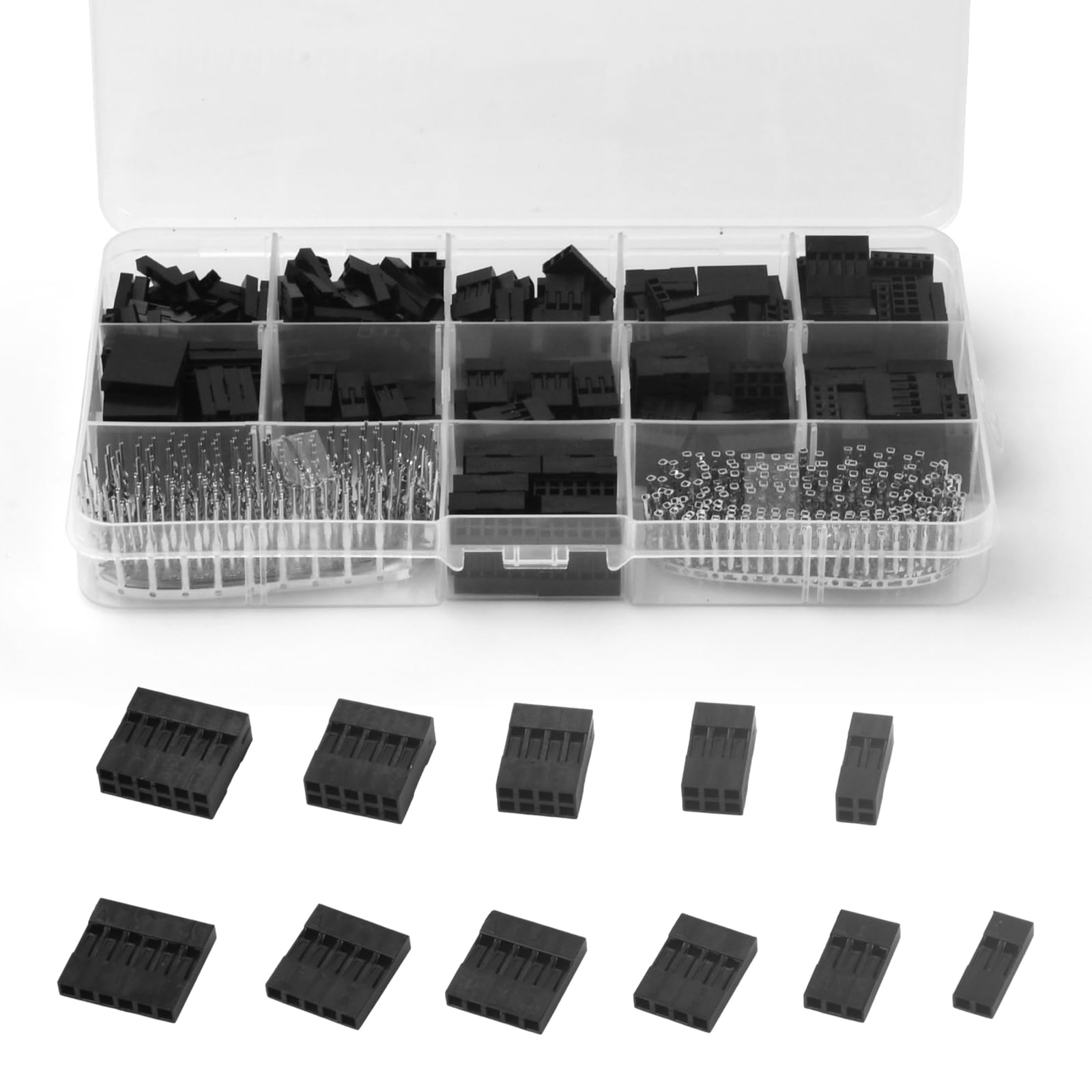 620pcs 2,54mm Crimpen Stecker Pin, JST SM Gehäuse Steckverbinder 1 2 3 4 5 6 Pin, Kabel Stecker Männlich Weiblich, Anschluss Jumper Draht Crimp Pins zum Ersetzen Reparieren von Kabelbruch 620pcs 2,54mm Crimpen Stecker Pin, JST SM Gehäuse Steckverbinder 1 2 3 4 5 6 Pin, Kabel Stecker Männlich Weiblich, Anschluss Jumper Draht Crimp Pins zum Ersetzen Reparieren von Kabelbruch von Fangehong