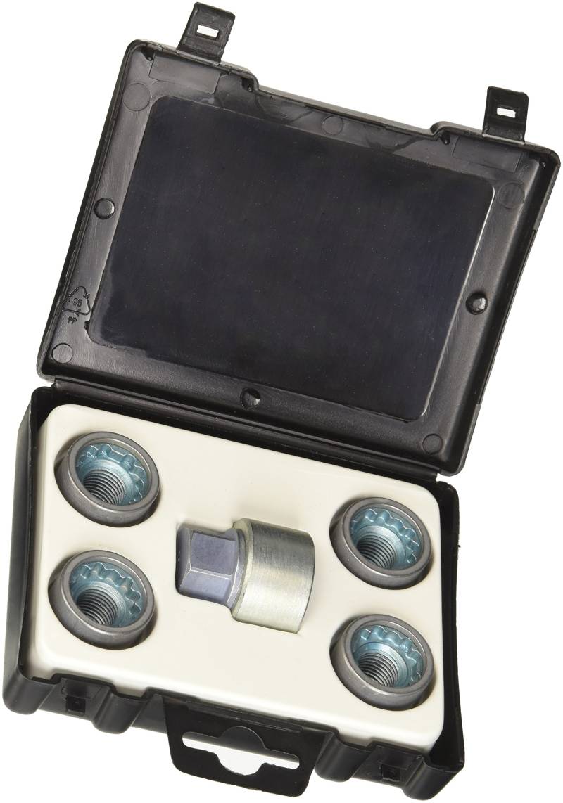 Farad Starlock 1-DS51/E Star Lock 1CH Felgenschloss, Diebstahlsicherung für Autos mit Mutter, 4 Stück mit 1 Schlüssel von Farad