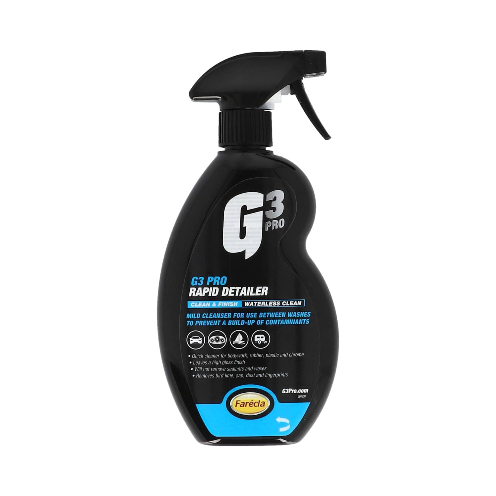 Farecla G3 Pro Rapid Detailer Autoreiniger 500 ml – reinigt und glänzt die Karosserie von Farecla