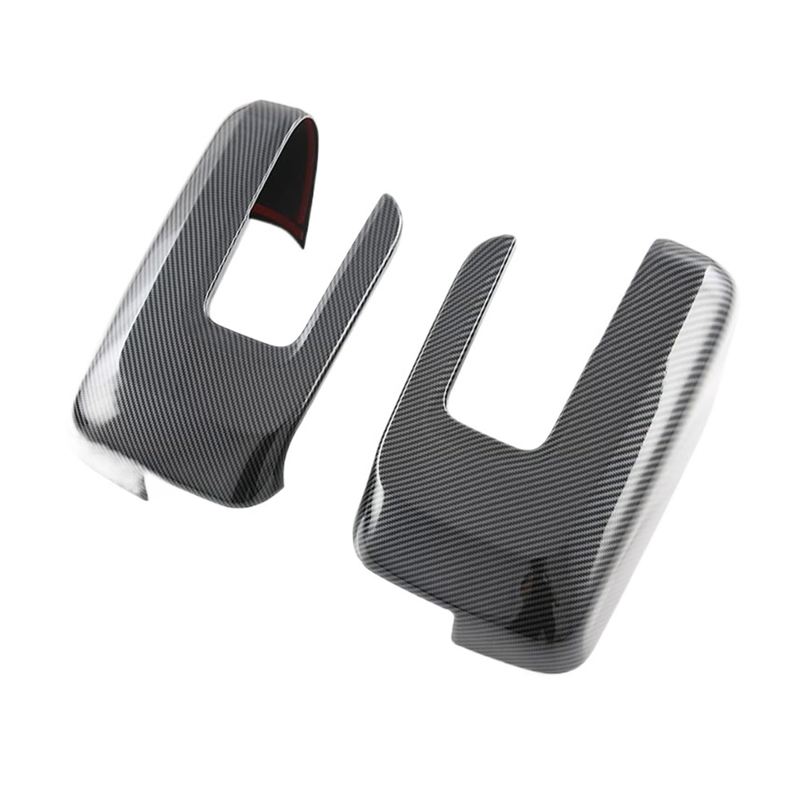 Auto-Rückspiegel-Abdeckung, Auto-Außenzubehör, ABS-Tür-Seiten-Rückspiegelschale, kompatibel mit Ford Raptor F150 P702 2022 von FariBo