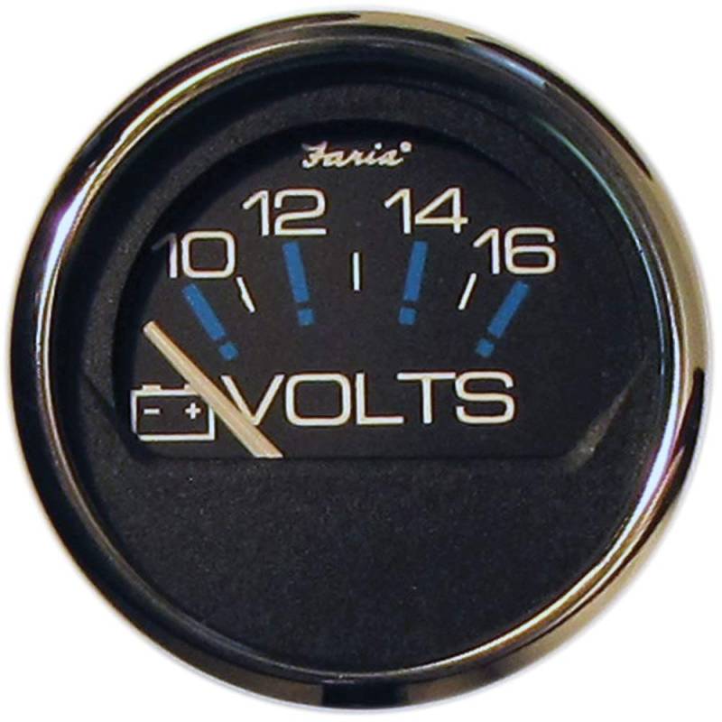 Faria Beede Instruments Faria Chesapeake Schwarz SS 234; Voltmeter (10-16 VDC) von Faria Beede INSTRUMENTS