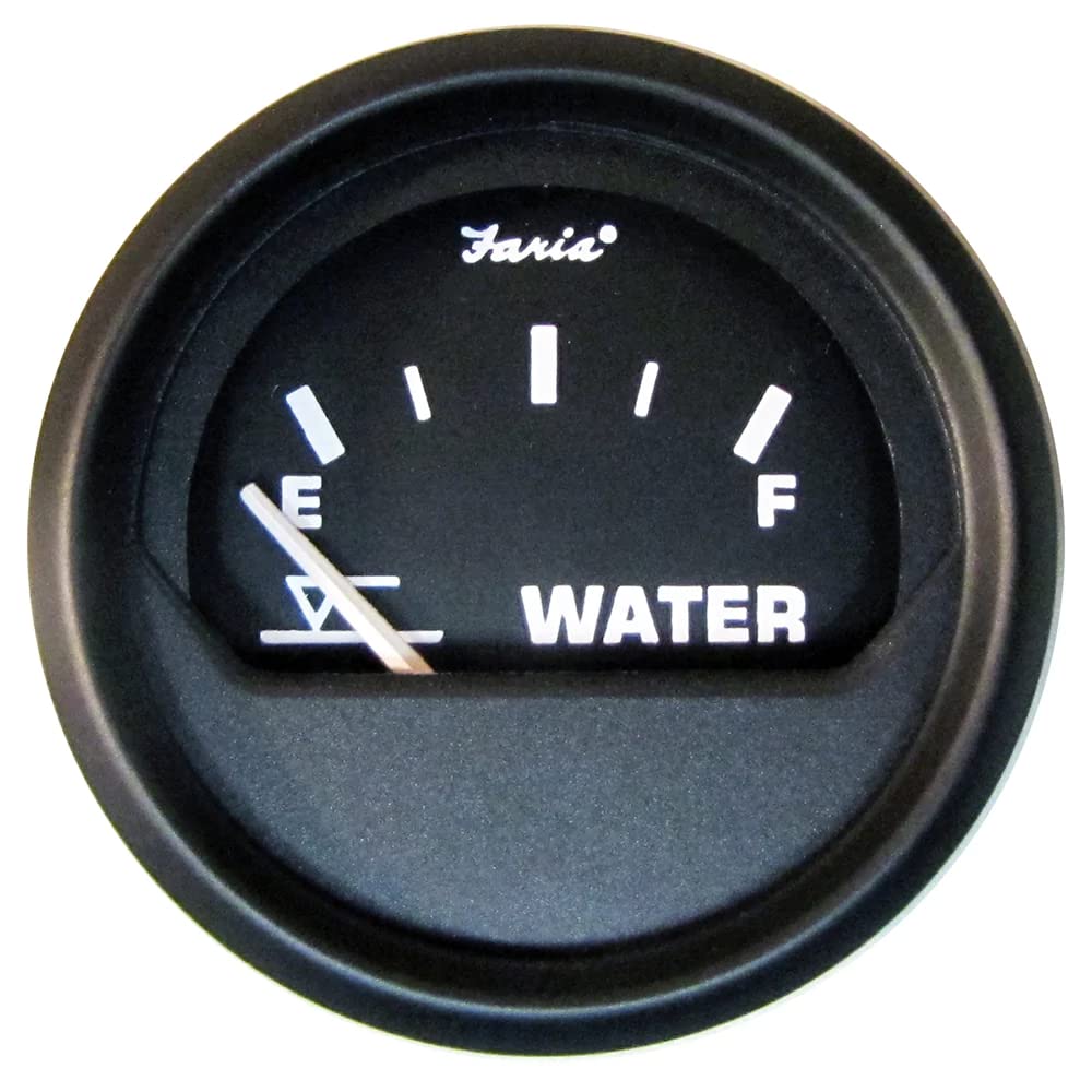 Faria 12831 Euro Tankfüllstandsanzeige (Trinkwasser – metrisch) – 5,1 cm von Faria
