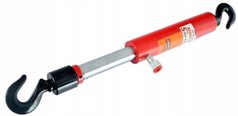 Farys Zugzylinder Richtsatz hydraulisch 10 Tonnen Hydraulikzylinder mit 2 Kettenhaken von Farys