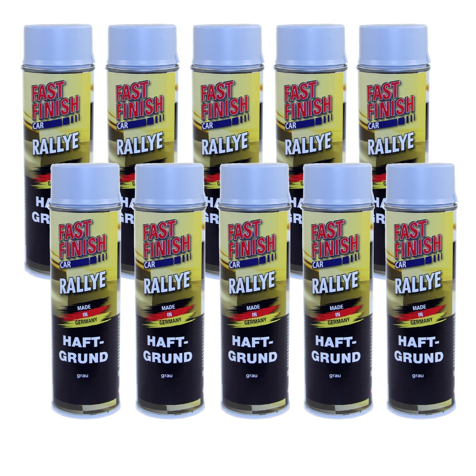 10x 500ml FAST FINISH RALLYE HAFTGRUND GRUNDIERUNG GRAU SPRAYDOSE SPRAY LACK 10x 500ml FAST FINISH RALLYE HAFTGRUND GRUNDIERUNG GRAU SPRAYDOSE SPRAY LACK von Fast Finish