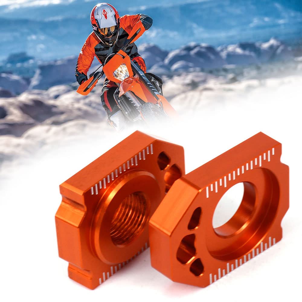 Fast Pro Motorrad CNC Rear Axle Blocks Kettenadjuster für SX85 03-14 EXC EXCF XCW XCFW 125-530 SX SXF XC XCF 125-450 Fast Pro Motorrad CNC Rear Axle Blocks Kettenadjuster für SX85 03-14 EXC EXCF XCW XCFW 125-530 SX SXF XC XCF 125-450 von Fast Pro
