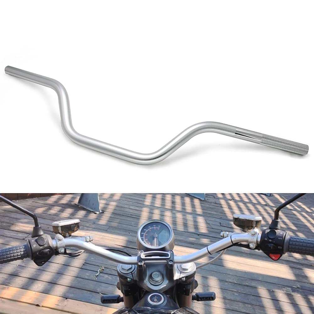 Motorradlenker 7/8"22mm Lenker Universal für KLX230R KLR650 KLX450 KX250F BX V-Strom650 DRZ400 Dirt Bike ATV Motocross Enduro Silber Motorradlenker 7/8"22mm Lenker Universal für KLX230R KLR650 KLX450 KX250F BX V-Strom650 DRZ400 Dirt Bike ATV Motocross Enduro Silber von Fast Pro