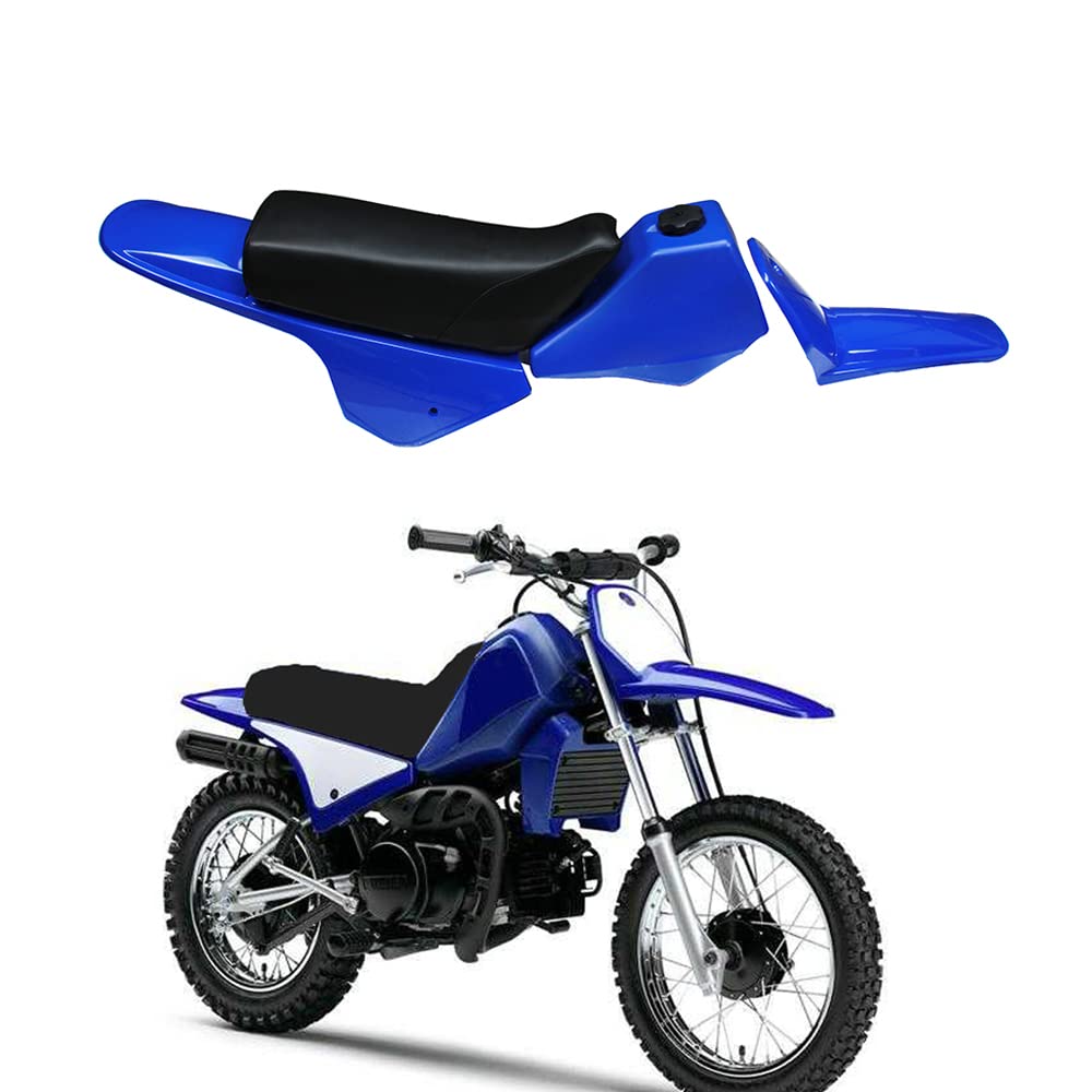 Verkleidung Kunststoff Gastank Kit Heckkotflügel –PW80 PW 80 – Blau von Fast Pro