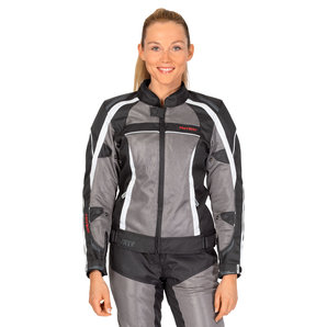 Fastway Hot Season Damen Textiljacke Schwarz Grau von Fastway