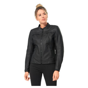 Fastway L-2201 Damen Lederjacke Schwarz von Fastway