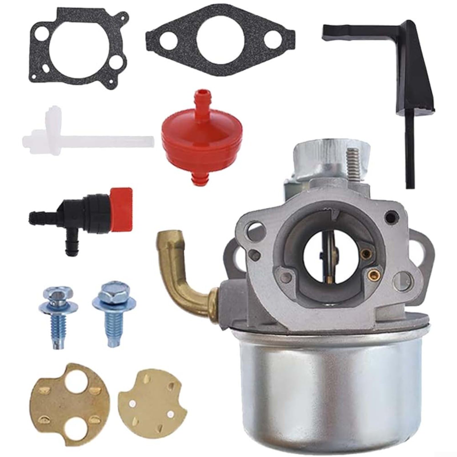 Fauhapyway 697354 698860 791077 798563 Vergaser-Ersatz für Motor-Montagesatz, Metallteile mit Unterlegscheiben, Schrauben, Modelle Fauhapyway 697354 698860 791077 798563 Vergaser-Ersatz für Motor-Montagesatz, Metallteile mit Unterlegscheiben, Schrauben, Modelle von Fauhapyway