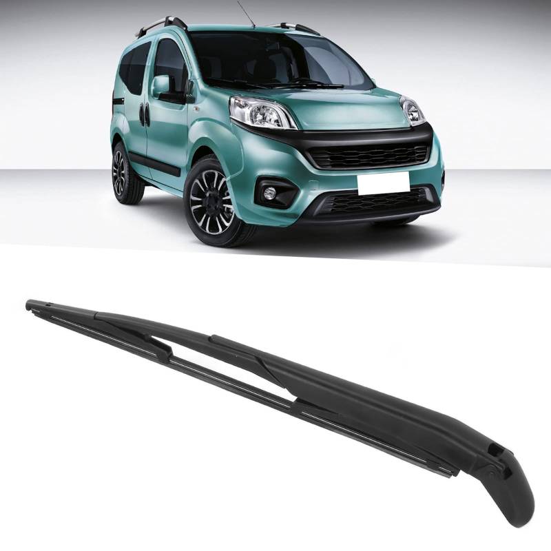 Heckscheibenwischerarm, Auto-Heckscheibenwischerblatt-Kit Zubehör 51780994 Ersatz Kompatibel FIAT QUBO 225 2009-2016 von Fauitay