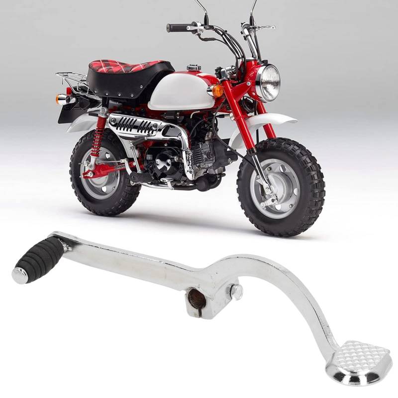 Motorrad-Schaltpedal, Schalthebel-Fußstützenbaugruppe, Stahllegierung, Schalthebel-Fußstützenersatz, Kompatibel für Monkey Z50 Z50A Z50J-Fahrräder von Fauitay