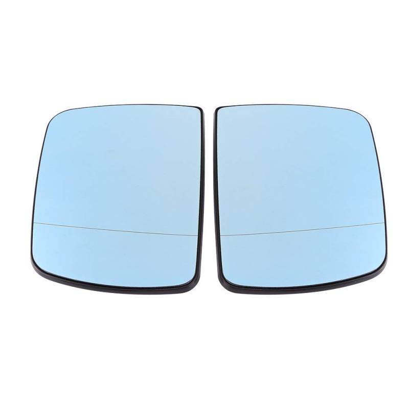 Türflügelspiegelglas, Autospiegelglas Anti Blind Links Rechts Türflügel Rückspiegelglas Beheizt Kompatibel BMW X5 E53 1998-2006 von Fauitay