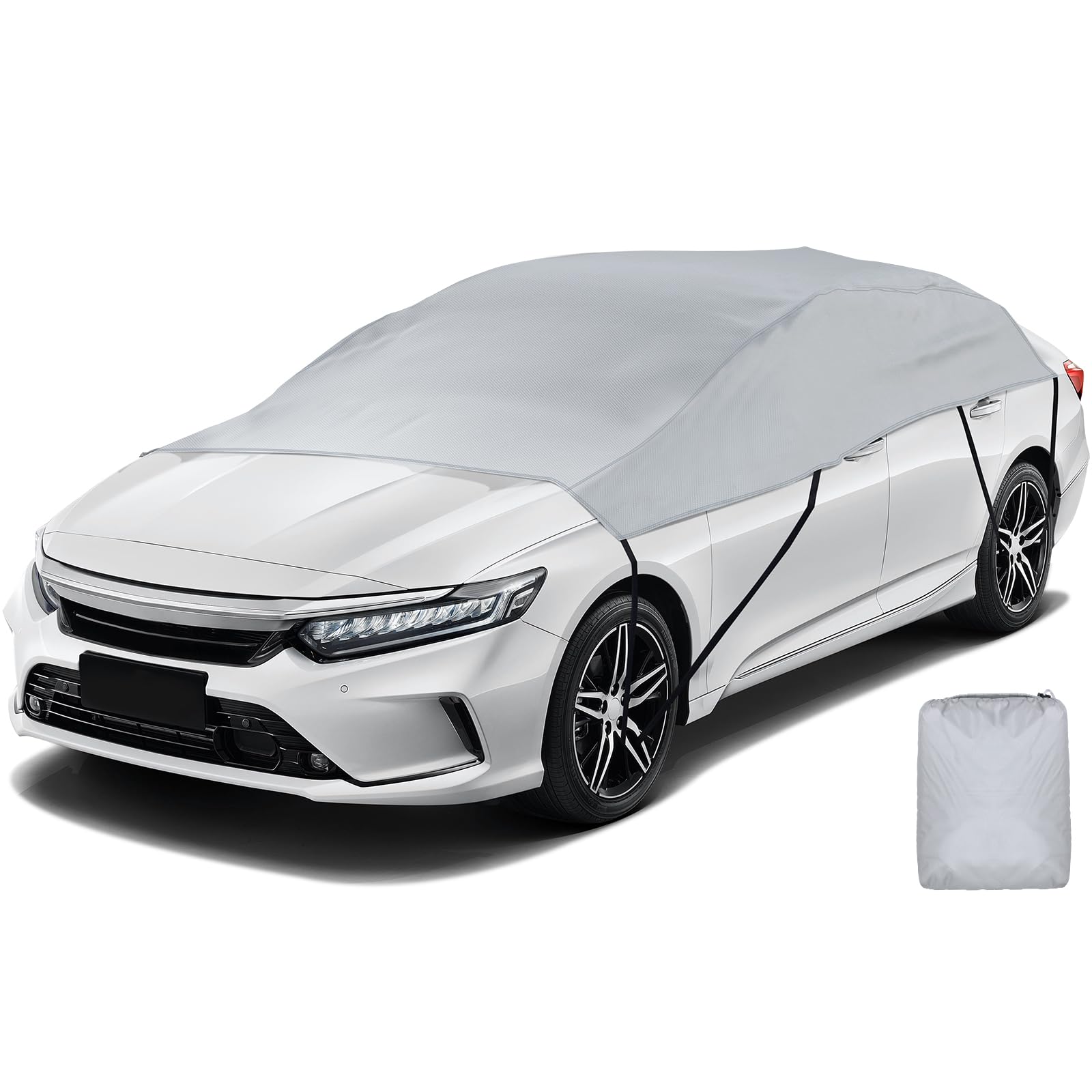 Favoto Auto Scheibenabdeckung Frontscheibe Schneeschutz Sonnenschutz Halb Autoabdeckung Frontscheibenabdeckung Winter Halbgarage Eisschutz UV-Schutz 340x147x61cm Favoto Auto Scheibenabdeckung Frontscheibe Schneeschutz Sonnenschutz Halb Autoabdeckung Frontscheibenabdeckung Winter Halbgarage Eisschutz UV-Schutz 340x147x61cm von Favoto