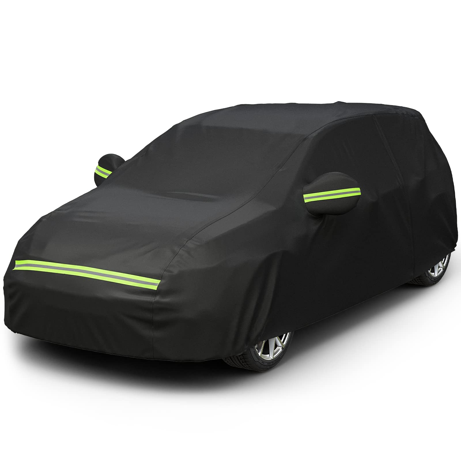 Favoto Autoabdeckung Winter Vollgarage Auto Abdeckplane Staubdicht Wasserdicht Autohülle Autoplane Car Cover für 370cm-400cm Schrägheck Schwarz 395cm x 150cm x 130cm 2.65kg Favoto Autoabdeckung Winter Vollgarage Auto Abdeckplane Staubdicht Wasserdicht Autohülle Autoplane Car Cover für 370cm-400cm Schrägheck Schwarz 395cm x 150cm x 130cm 2.65kg von Favoto