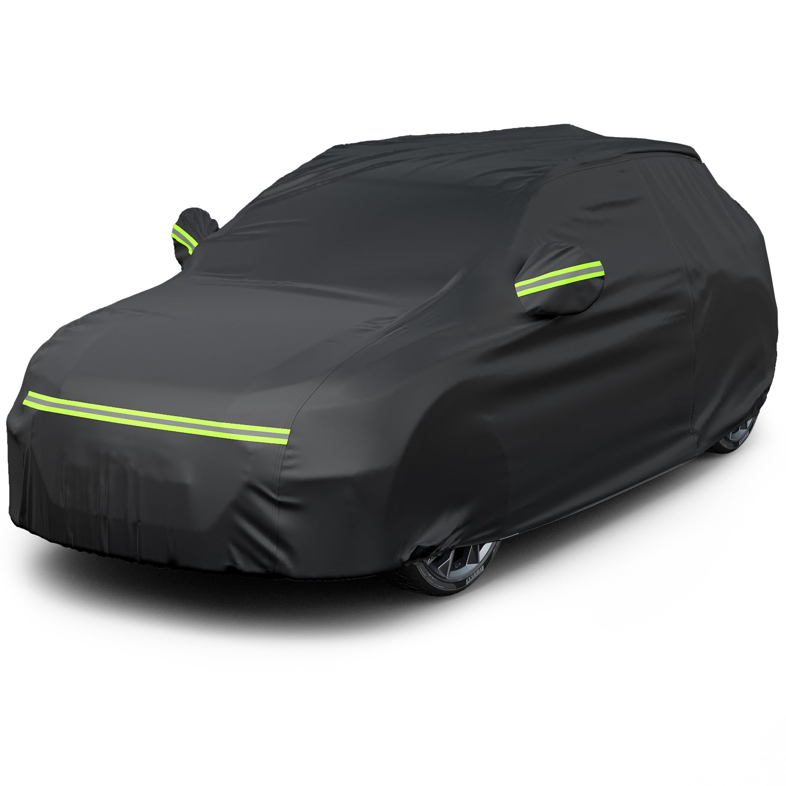 Favoto Autoabdeckung Winter Vollgarage Auto Abdeckplane Staubdicht Wasserdicht Autohülle Autoplane Car Cover für 430cm-460cm SUV Schwarz 455cm x 150cm x 140cm 3kg Favoto Autoabdeckung Winter Vollgarage Auto Abdeckplane Staubdicht Wasserdicht Autohülle Autoplane Car Cover für 430cm-460cm SUV Schwarz 455cm x 150cm x 140cm 3kg von Favoto