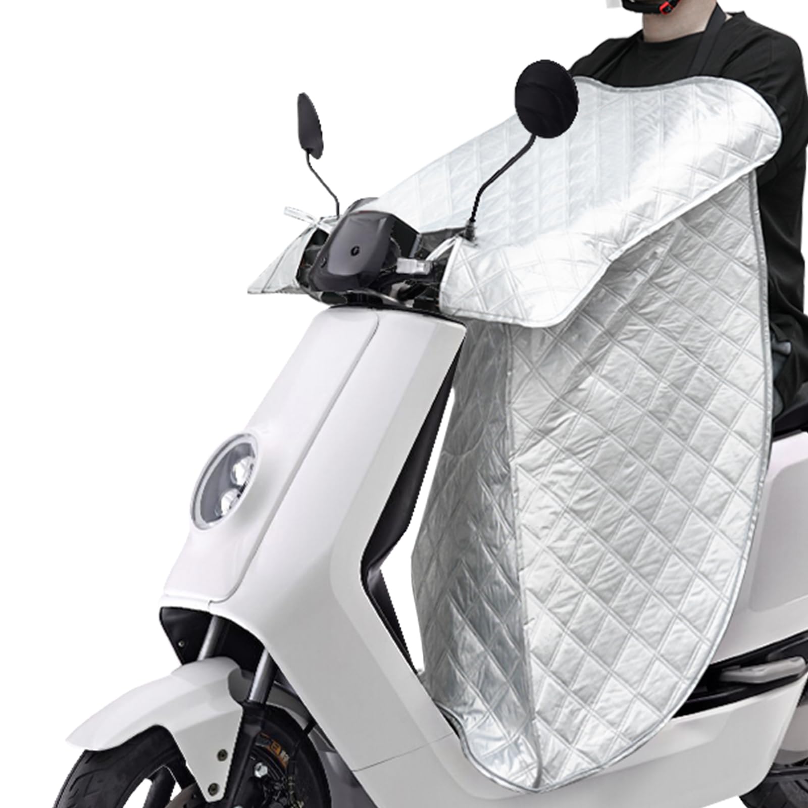 Favoto Beinschutz Motorroller Sommer Sonnenschutz - Roller Decke Regenschutz mit Reflektionsstreifen Universal Polyester Beindecke für Zweirad-Pedalbetriebene Fahrzeuge Silber Favoto Beinschutz Motorroller Sommer Sonnenschutz - Roller Decke Regenschutz mit Reflektionsstreifen Universal Polyester Beindecke für Zweirad-Pedalbetriebene Fahrzeuge Silber von Favoto