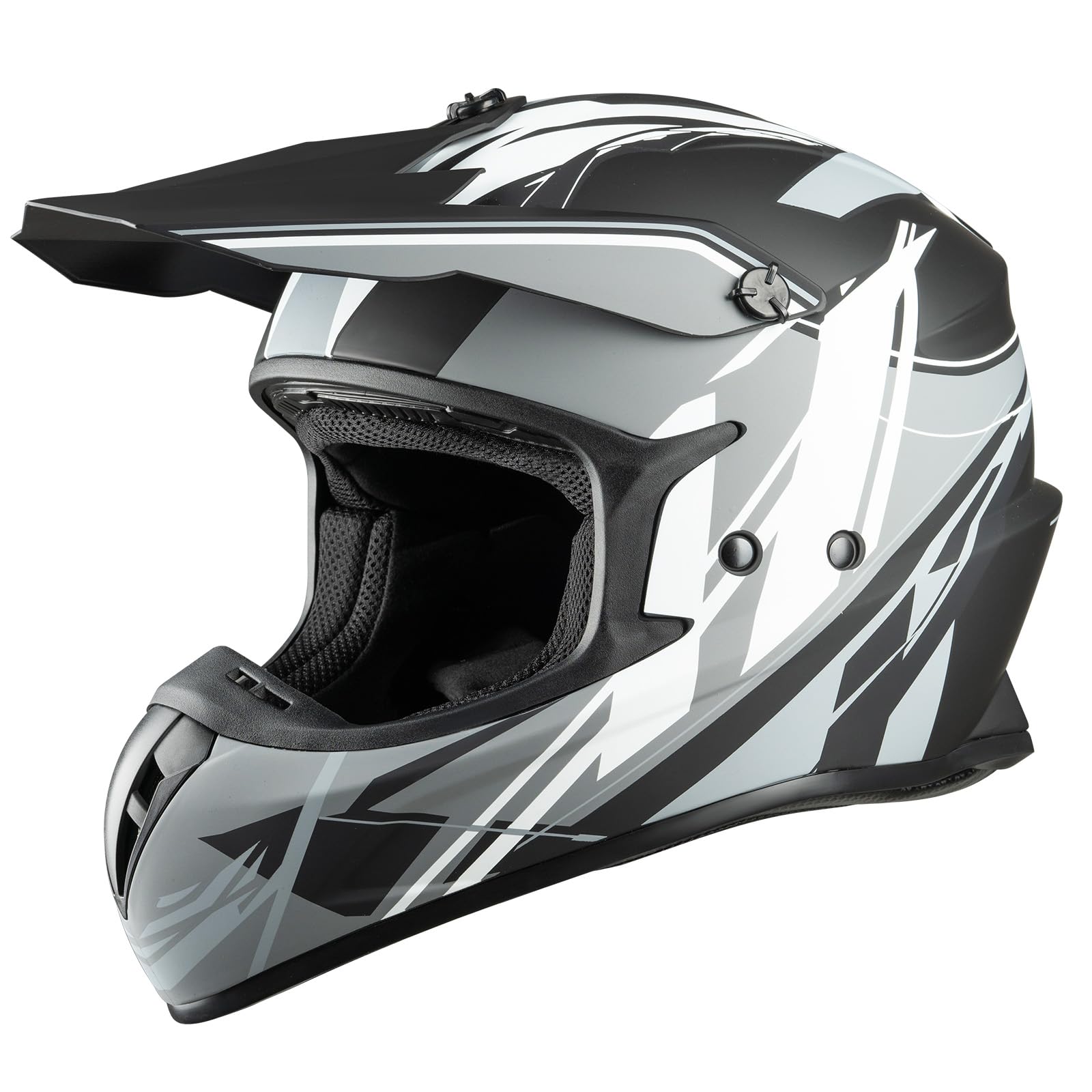 Favoto Motorrad Crosshelm Fullface Erwachsene - Downhill Motocross Helm Bunt Damen Herren ECE 22.06 Zertifiziert für Moped Quad Mountainbike ATV UTV Größe L 59-60cm (Ohne Visier) von Favoto