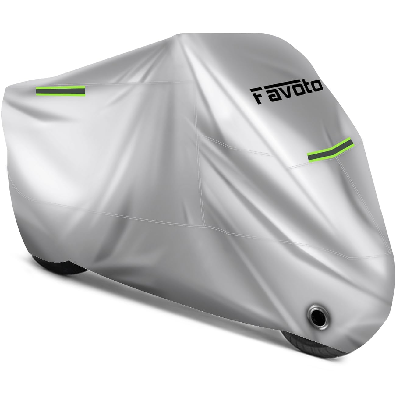 Favoto Verbesserte Version Motorradabdeckung Motorrad Abdeckplane Outdoor Silber Motorcycle Cover Größe XXL-245 x 105 x 125 cm Schützt vor UV Regen Schnee Staub Favoto Verbesserte Version Motorradabdeckung Motorrad Abdeckplane Outdoor Silber Motorcycle Cover Größe XXL-245 x 105 x 125 cm Schützt vor UV Regen Schnee Staub von Favoto