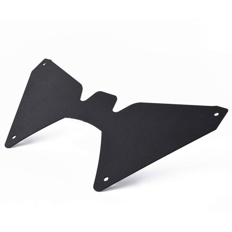 Motorrad Black ForkShield Updraft Airflow Air Dam Windabweiser Reduzieren Vibration Buffeting für 2016 2017 2018 2019 CRF1000L CRF 1000L Africa Twin Motorradzubehör von Fayedenicy