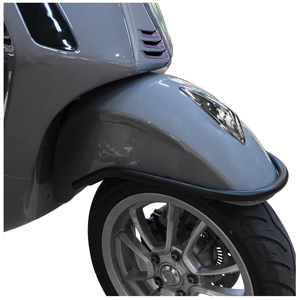 GTS300 GTV300 GTS250 GTS125 Frontfender Schutzschiene Kotflügel Gepäckträgerhalterung Schutz Sturzbügel U-Bar Stoßstange für Vespa GTS 300 250 GTS-300 GTS-250 GTV 300 GTV-300 2008-2022 (Schwarz) von Fayedenicy