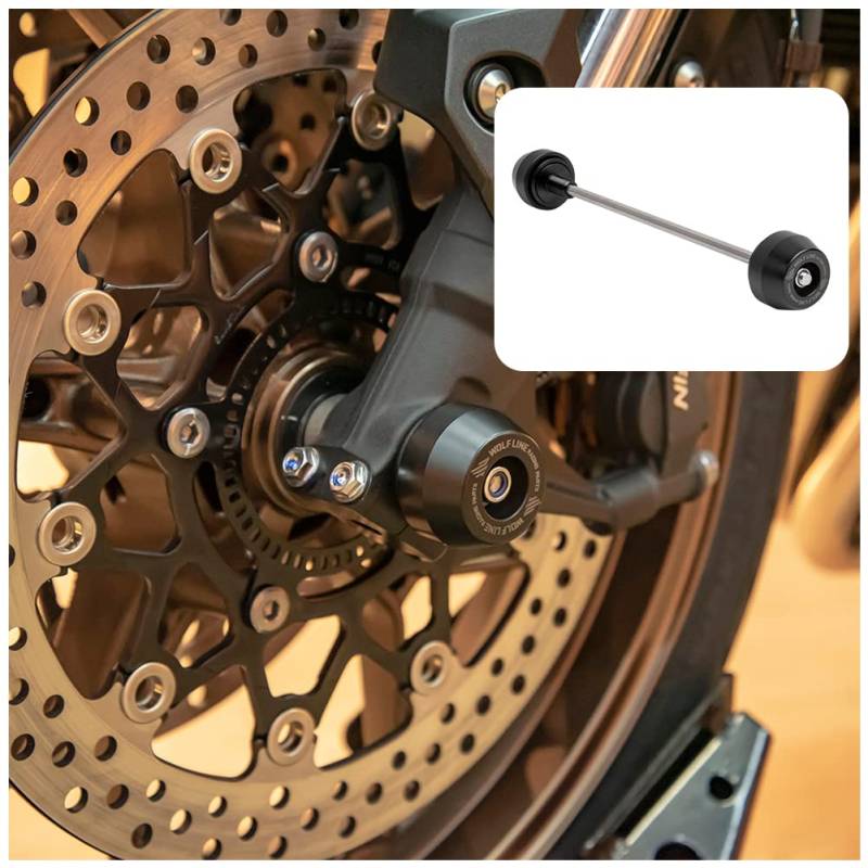 Fayedenicy Motorrad Achse Gabel Rahmen Slider Crash Pad Schutz Vorderrad Sliders für CB650R CBR650R CB650F CBR650F CB 650R 650F CBR 650 R F Teile 2014 2015 2016 2017 2018 2019 2020 2021 2022 2023 von Fayedenicy