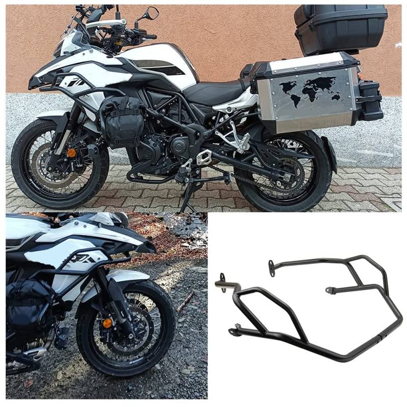 Motorrad Autobahn Sturzbügel Motorschutz Stoßstange Seitenrahmen Schieber Fallschutz Kraftstofftank Schutz Verkleidung für TRK502X TRK 502X TRK 502 X BJ500GS BJ 500 GS 2017 2018 2019 2020 von Fayedenicy