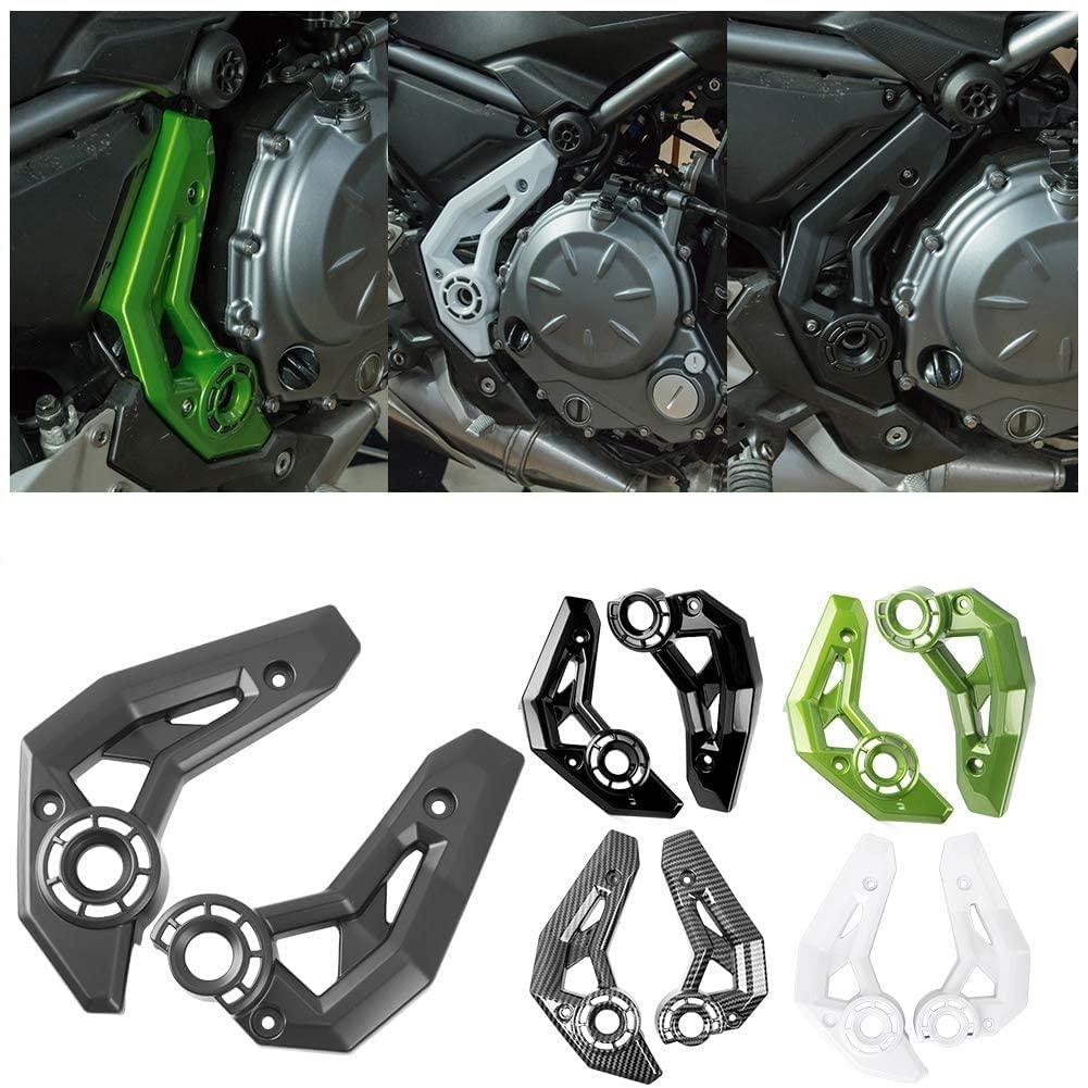 Motorrad Front Seitenverkleidung Rahmen Verkleidung Verkleidung Motorhaube Schutz Dekoration Body Kits für Z650 Z 650 Ninja 650 Ninja650 2017 2018 2019 2020 2021 2022 2023 (Mattschwarz) von Fayedenicy