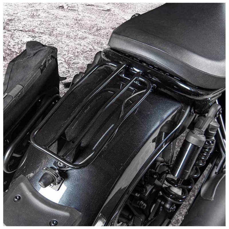 Motorrad Hinten Solo Sitz Gepäckträger Stützregal Rack Halter für Rebel CMX1100 CM1100 CMX 1100 cm 1100 2021 2022 2023 Heckfender Gepäckträger Halterung Adapter Teile von Fayedenicy