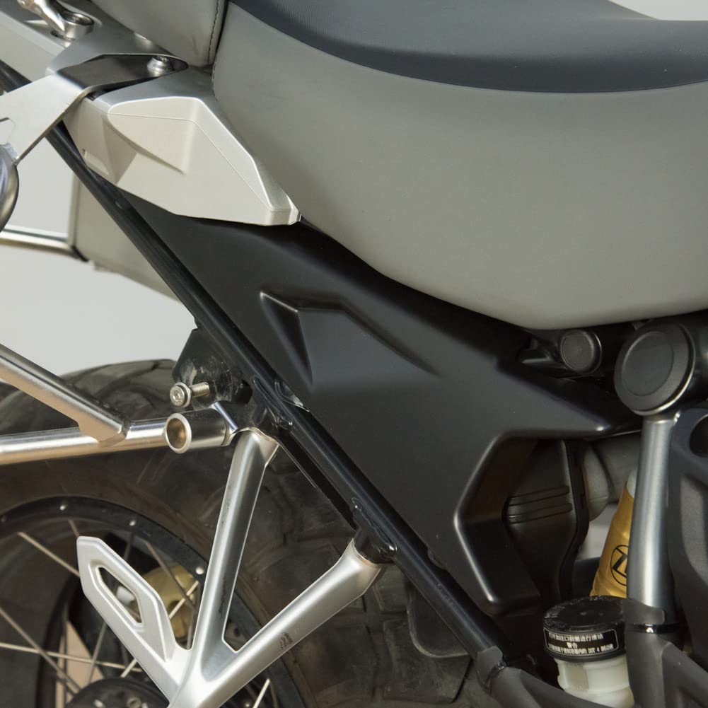 Motorrad-Sitzseitenverkleidungsrahmen Infill Panels Abdeckung Verkleidungsverkleidung Körperabdeckungen für B.M.W R1200GS R 1200 GS/Adventure LC 2017-2020 R1250GS R 1250 GS/ADV 2018-2023 (Schwarz) von Fayedenicy