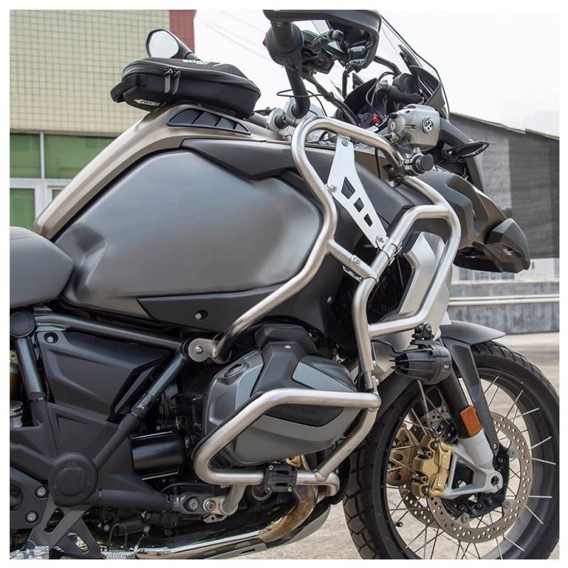 Motorrad Tankseitenschutz aus Edelstahl, Autobahn Sturzbügelverlängerung, Ganzkörper Motorschutz Zubehör für R1250GS Adventure R 1250 GS R 1250GS ADV 2018 2019 2020 2021 2022 2023 von Fayedenicy