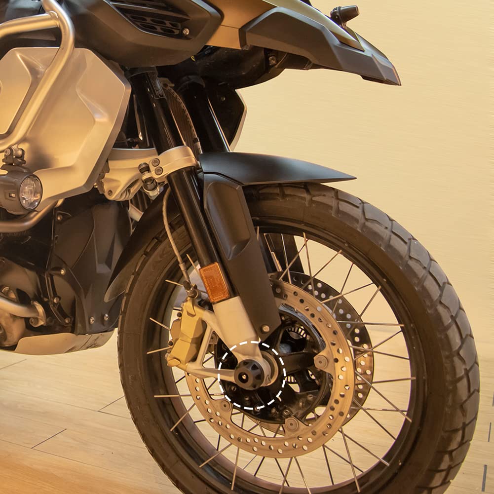 Motorrad Vorderrad Slider Achse Gabel Rahmen Fallschutz Crash Pad Kit für R1200GS R1200 GS R 1200 GS LC/Adventure 2013-2019 R1250GS R1250 GS 2019-2022 R 1250 GS ADV 2019-2023 R1250RT 2019-2021 Motorrad Vorderrad Slider Achse Gabel Rahmen Fallschutz Crash Pad Kit für R1200GS R1200 GS R 1200 GS LC/Adventure 2013-2019 R1250GS R1250 GS 2019-2022 R 1250 GS ADV 2019-2023 R1250RT 2019-2021 von Fayedenicy