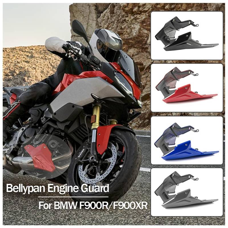 Cubierta de motocicleta Bellypan Motor Guard Chasis Bumper Protection Cover Panel Inferior Spoiler Carenado Body Frame Kit para F900R F900XR F 900 R XR F-900-R F-900-XR 2020-2023 (Matt-schwarz) von Fayedenicy