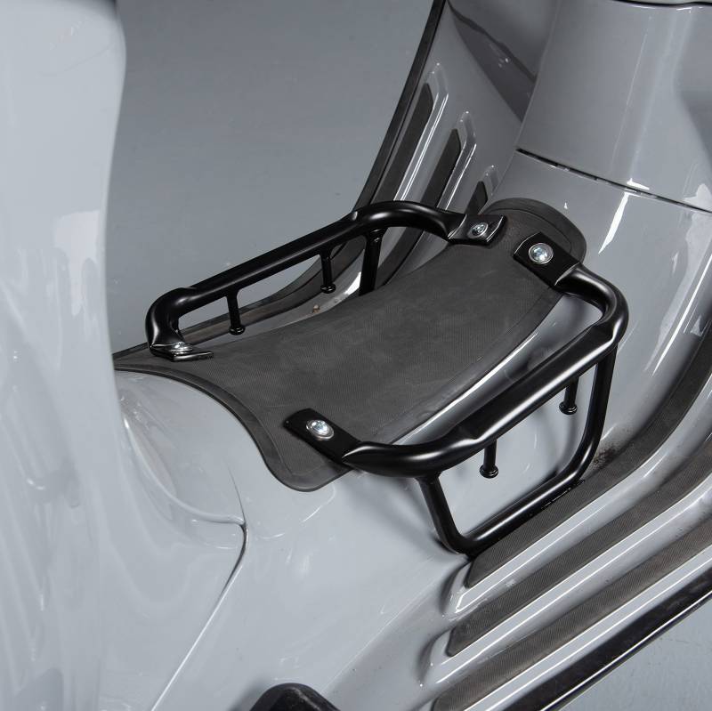 Fayedenicy Mittelfußpedal in der Mitte Halterung für hinteren Gepäckträger für Vespa Sprint 50/125 2014-2022, Sprint 150 2016-2018, Primavera 50/125/150 2014-2022 (Silber) von Fayedenicy