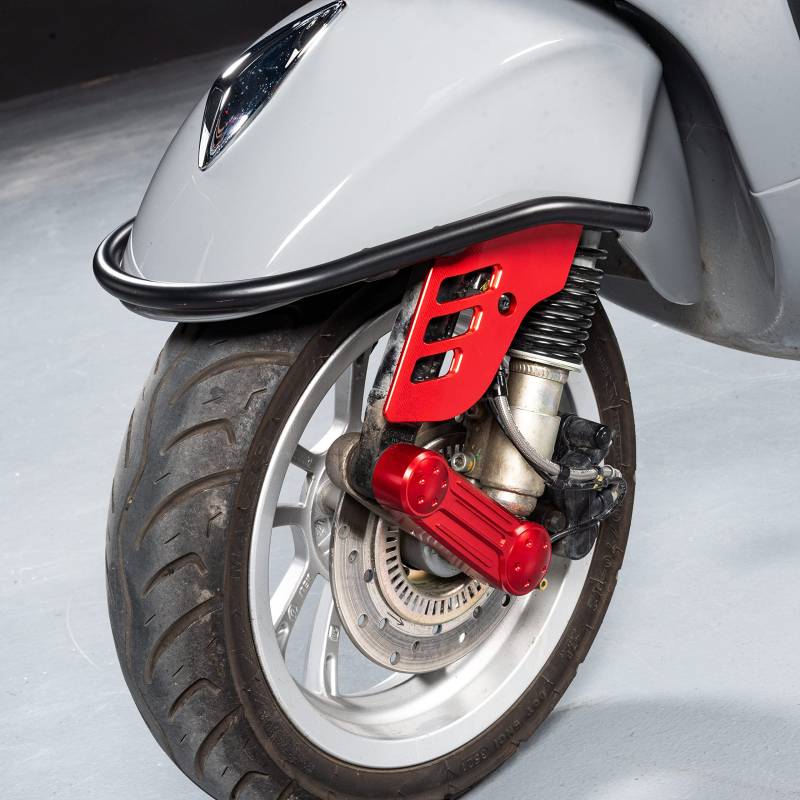 Scooter-Vorderradgabel-Abdeckung Aufhängungslenker-Schutzhülle für Vespa Sprint 150 Sprint150 (2016-2022) Primavera Spring 125 150 Primavera125 Primavera150 (2014-2022) GTS300 GTV300 (Rot) von Fayedenicy