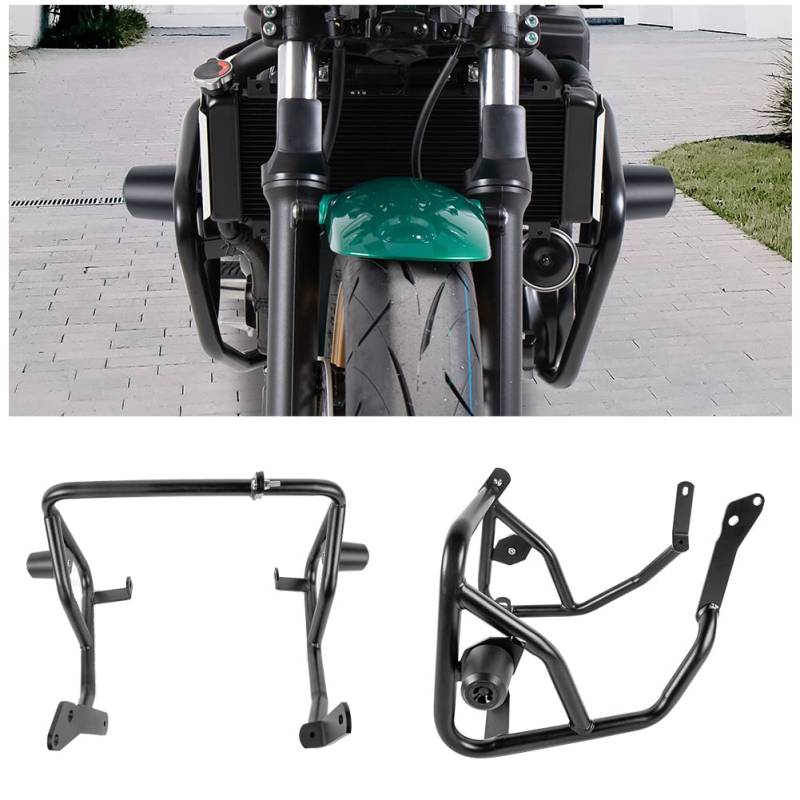 Motorrad-Autobahn-Sturzbügel, Rahmenschieber, Stoßstange, Tankschutz und Motorschutzstange für Z650RS Z650 RS Z 650 RS Z-650-RS 2022 2023, Gastank-Fallschutz von Fayedenicy